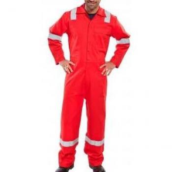Beeswift Fire Retardant Nordic Design Boilersuit Red 54 CFRBSNDRE54