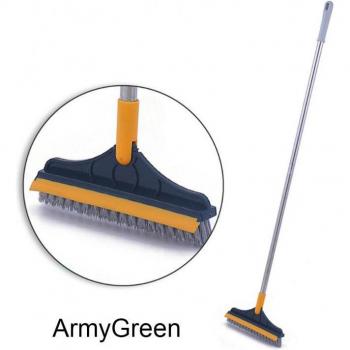 Tile and Crevice Cleaning Broom with Adjustable Handle