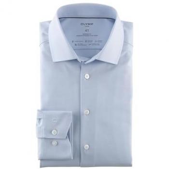 OLYMP Modern Fit Businesshemd mit Kentkragen in Bleu, Größe 43