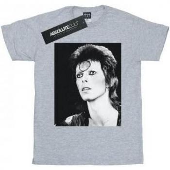 Tee Mujer Inspirado en Bowie: Ziggy y Boyfriend Cotton