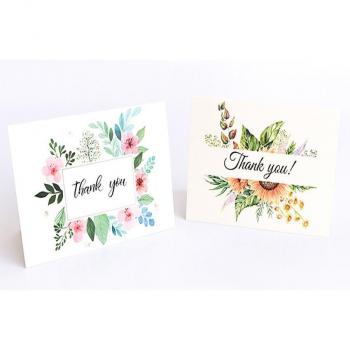 6pcs Flower-Themed Greeting Card Set