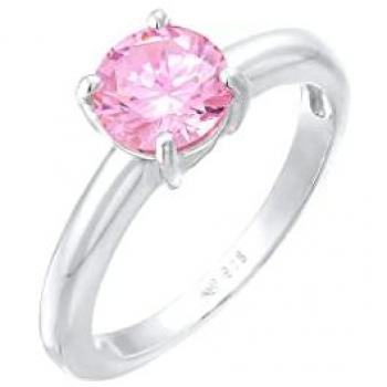 Anello Elli Solitario Argento Sterling 925 con Zircopoli