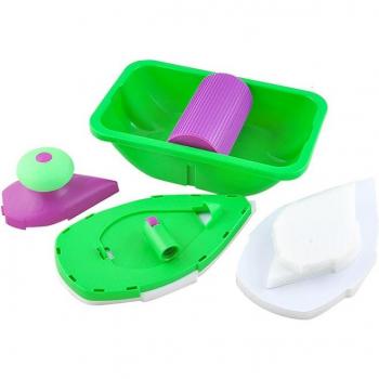 Mini pincel triangular verde