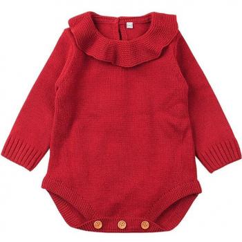 Casual Long Sleeve Baby Romper