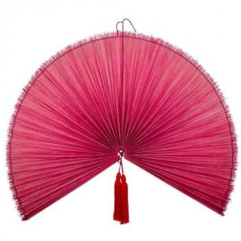 Abanico decorativo rosa Alexandra House 110 x 1 x 53 cm
