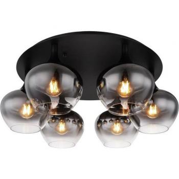 Plafonnier Moderne Globo Noir Ø 65cm