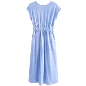 Blouse Robe Midi Bleu Été 100 % Coton Next Blue 14