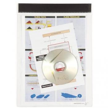Sichtmappe XL 30,5x24,6cm magnetisch transparent 5 Stück