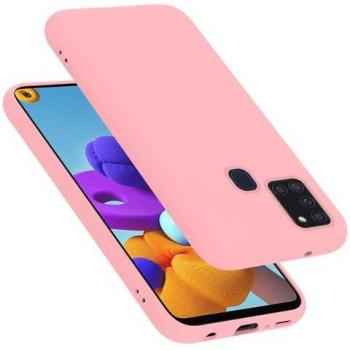 Custodia Compatibile Rosa per Samsung Galaxy A21s in Silicone