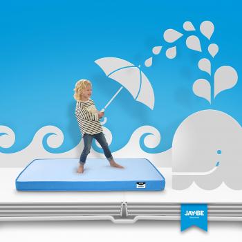 Jay-Be Toddler Waterproof Anti-Allergy Anti-Microbial Foam Free Sprung Mattress