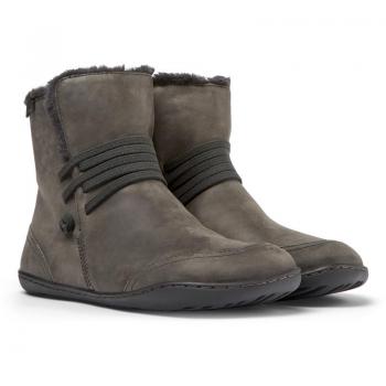 Botines Camper de mujer en piel gris modelo Peu Cami K400505-014