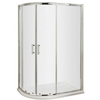 Nuie Pacific Offset Quadrant Shower Enclosure 1200mm x 800mm