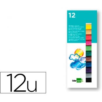 Tempera sólida 10 gr caja 12