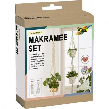 Folia Makramee Set URBAN JUNGLE 7-teilig