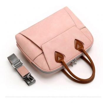 Designer Leather Laptop Handbag for Women