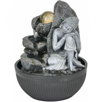 Fontana Buddha “Grigio Soft” – 26x21x21 cm