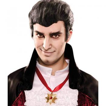 Collar de Fantasía Dorado con Piedra de Drácula