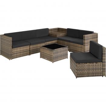 Conjunto de muebles de ratán Verona para 6 personas