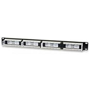 WP EUROPE PANN.1U CON 24 RJ45U CAT.6A NERO