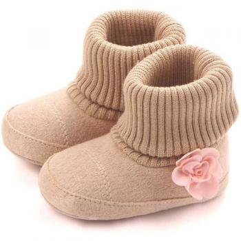 Floral Baby Booties