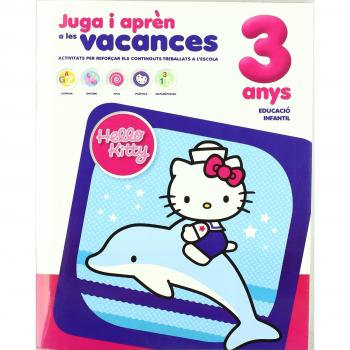 3 añys juga i apren en vacances hello kitty (Tapa blanda).