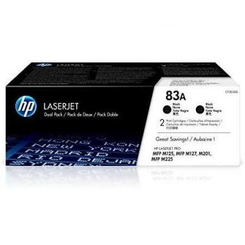 Hp cf283a negro pack de 2 cartuchos de toner originales