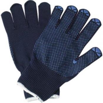 Isar Schutzhandschuhe Blau 9, EN 388 PSA‑II, Baumwollinnen, PA‑Außen – Promat