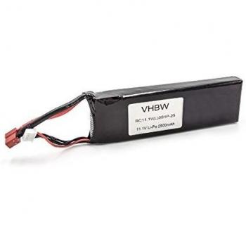 Vhbw Batterie Li-Polymère 2500mAh (7.4V) Prise Dean
