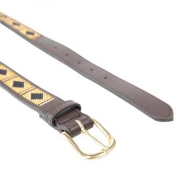 Cintura artigianale Kentucky's Western con perline