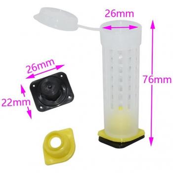 HoneyHive 50‑Pack Rearing Kit – Cups, Cell Fixtures & Queen Hair Roller