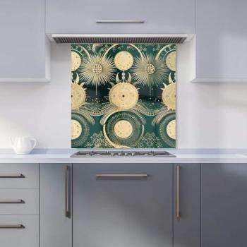 Verdant Eclipse Ceramic Panel – 24” x 24”