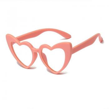 Gafas para niños en forma de corazón con bloqueo de luz azul TR90 Anti-UV