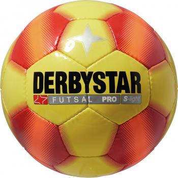 Derbystar S‑Light Futsal Ball in Gelb & Rot