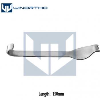 Retractor de Placas Óseas 150 mm + Almohadilla Grasa