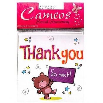 Cameo Carte de remerciement (Pack de 6)