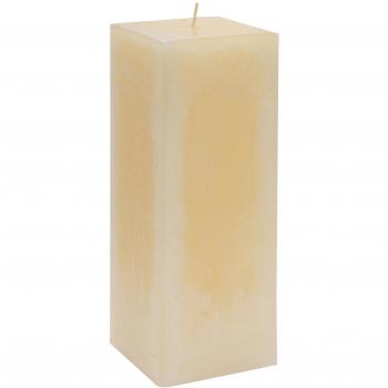 Square Vanilla Pillar Candle