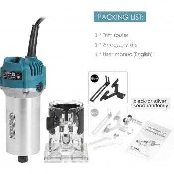 220V 800W Corded Trim Router for Notching and Woodworking