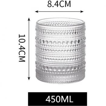 Vaso de vidrio para bebidas