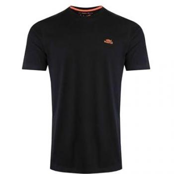 Fished Organic Cotton Tee Black Size XL
