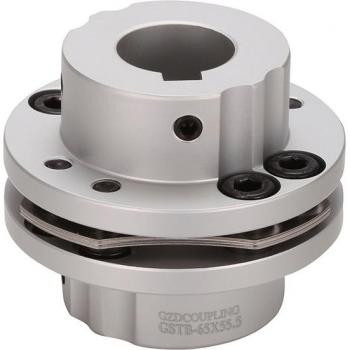 Couplage d'arbre GSTB avec 8 vis rigides, type pas à pas, simple diaphragme, série clavette