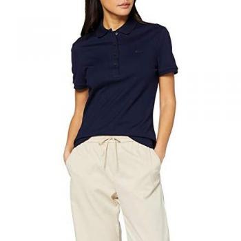 Polo in piquè di cotone stretch Lacoste Slim Fit (Colore: NAVY BLUE, Taglia: 40)
