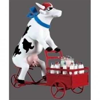 CowParade Dekofigur Lait Triporteur