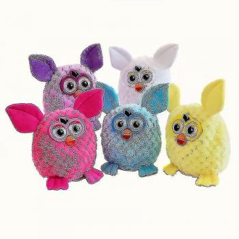 Elfo Lindo 15 cm: Furby Azul con Audio y Animaciones