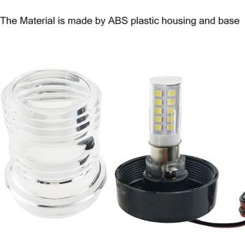 Marine LED Navigation Anchor Light 12V 360° White Lamp