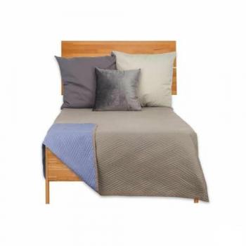 Copriletto Reversibile Blu-Grigio 180x260 cm (6 pezzi)