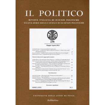 Il politico. Rivista italiana di scienze politiche (2014). Vol. 236