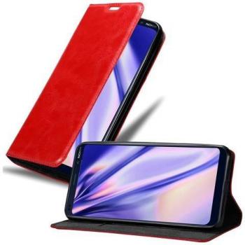 Funda de Cuero Rojo para Nokia 9 Pure View