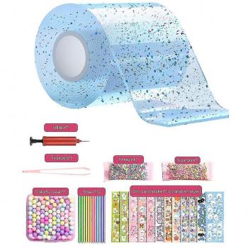 Cinta Adhesiva No Tóxica para Niños con Kit de Burbujas