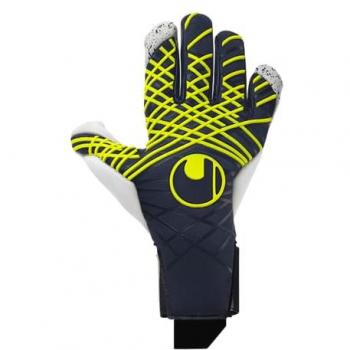 Uhlsport Prediction Flex HN Torwarthandschuhe Blau/Marine/Fluo Gelb Unisex Größe 10