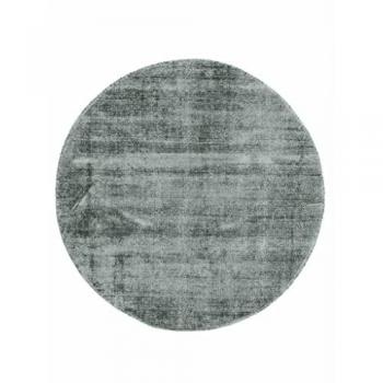 Ava Round Rug 120cm Soft Dark Mint Viscose